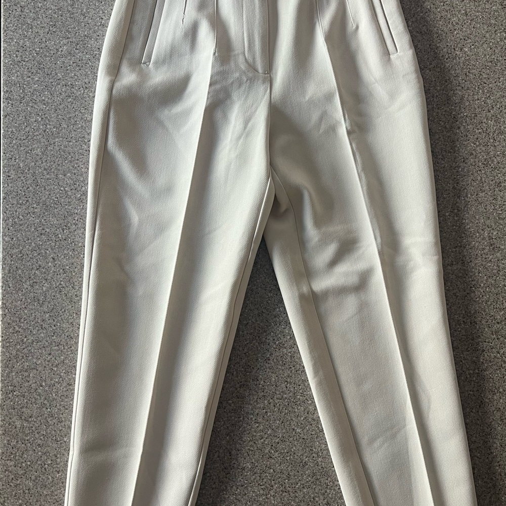 Zara Women's Cream Dress Pants